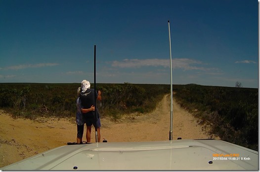 Trying a'selfie' at Mt Ragged